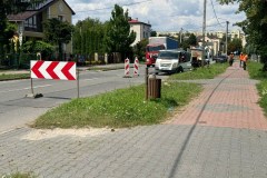 Kozienice DK48 km ok. 129+300_ 24.07.2024_Prace przygotowawcze